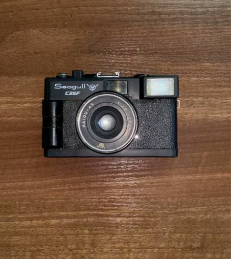 海鸥老式相机，没弄明白怎么用，应该是坏的，...