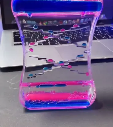 【闲置低价出】油滴沙漏摆件减压计时器   ...