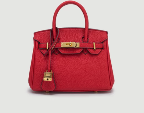 【狂欢价】包包女2020新款荔枝纹铂金包时...