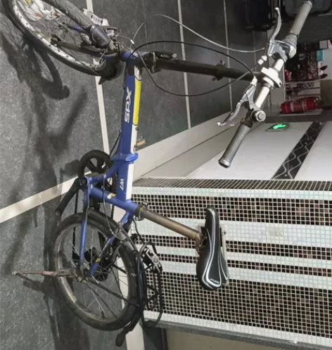 喜德盛折叠自行车,五六新, 原来买了一千八...