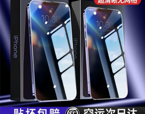 [360度防窥膜]适用苹果13/12防窥钢...
