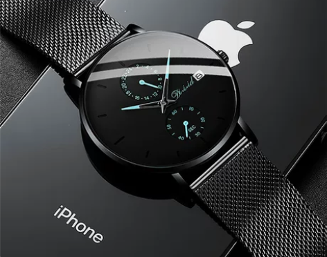 男士手表2019新款虫洞概念高中生手表男学...