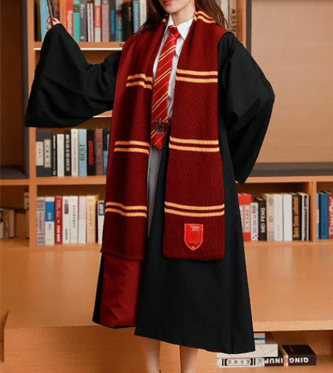 哈利波特围巾格兰芬多加厚保暖联名电影版男女...