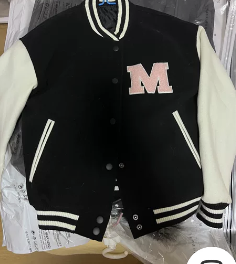 棒球外套 好看的棒球外套 黑白 棒球外套 ...
