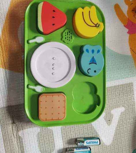 巧虎益智玩具餐盘，苹果不见了 感兴趣的话点...