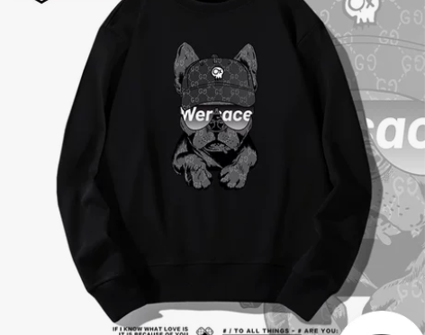 【狂欢价】欧美潮牌卫衣男春秋款无帽港风in...