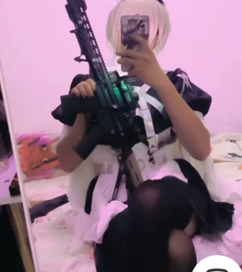 悠窝窝 战斗女仆 cosplay 红桃武装...