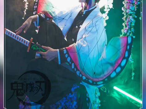 现货【三町目】鬼灭之刃cos服蝴蝶忍cos...