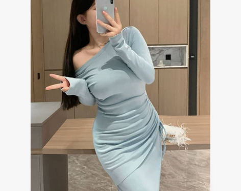 重磅!王者裙2.0双面穿周白子秋款气质针织...