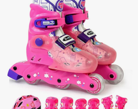 ?瑞士micro溜冰鞋儿童全套装 M码 2...