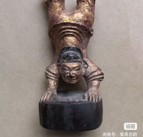 木头的传统民俗民间特色手工艺木雕人物佛像鎏...