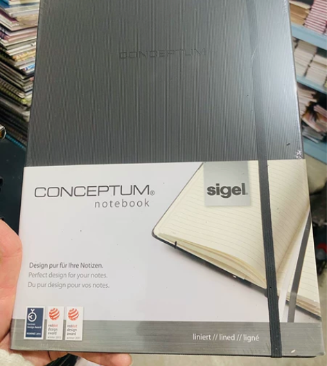 Sigel德国记事本横线本,A4全新塑封膜...