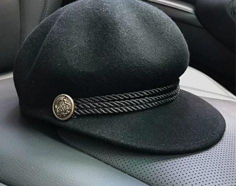 韩国秋冬复古羊毛呢贝雷帽女鸭舌马术帽子时尚...