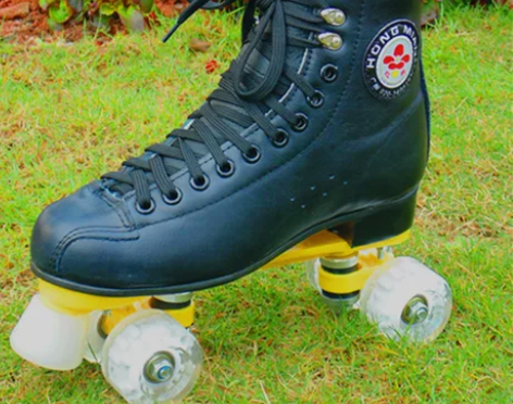 红棉双排旱冰鞋 双排轮滑鞋包邮正品3108...