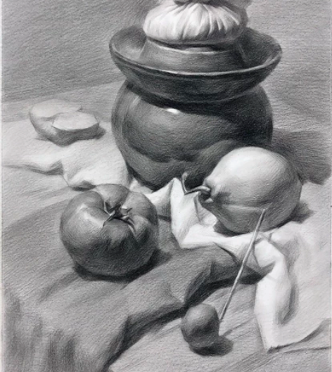 (现货、接代画)代画素描静物,10元起~。...