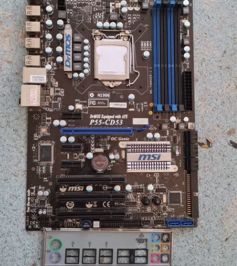 微星P55-CD53拆机主板有2片/100...
