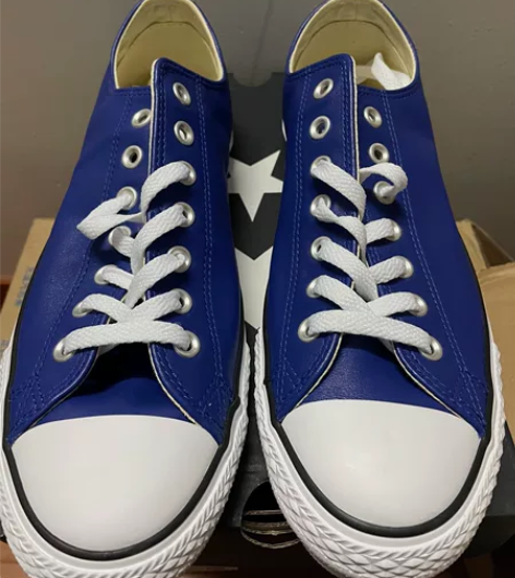匡威COCONVERSE 正蓝色低帮板鞋 ...