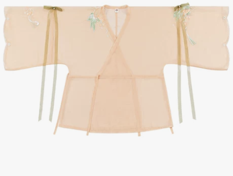 【38活动价】汉尚华莲晴空栀浅晋制齐腰褶裙...