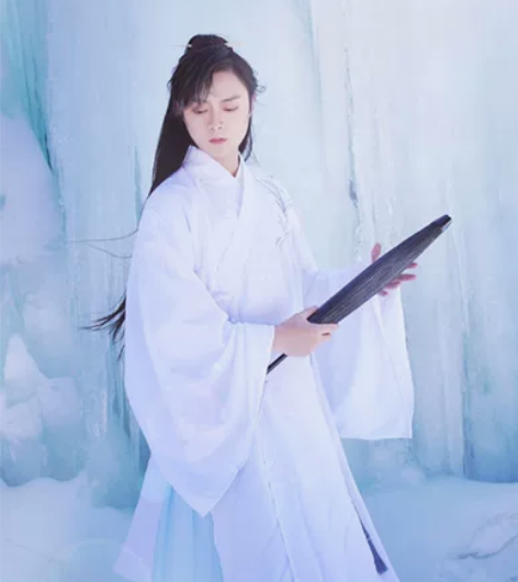 如梦霓裳春汉服女长衫百迭裙 山海经 渡沧溟...