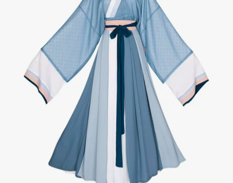 如梦霓裳汉服女装情侣装晋襦十二破交窬裙琼华...