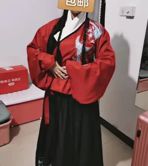 白菜汉服艺缕的，4.5m摆，学校表演用的，...