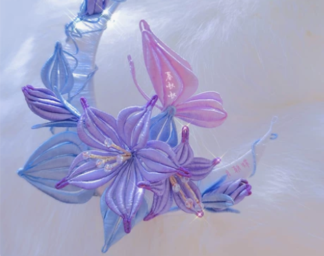 月朝蝶蝶缠花 缠花娇贵，忌水忌脏忌暴力 使...