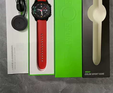 小米手表color运动版箱说齐全正品智能手...