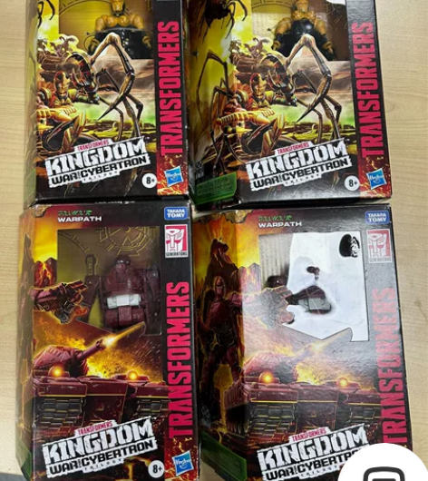 变形金刚王国系列黑寡妇，战戟，全新未拆，盒...