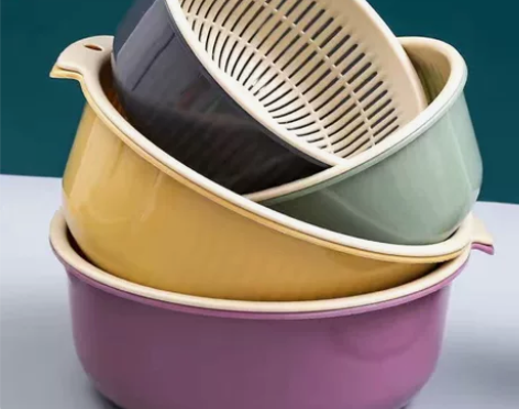 双层洗菜盆沥水篮厨房沥水神器家用多功能塑料...