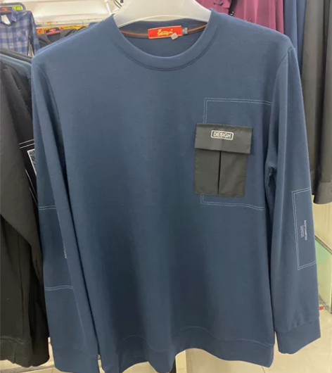 男卫衣T恤 全新的藏蓝色 就剩一个185码...