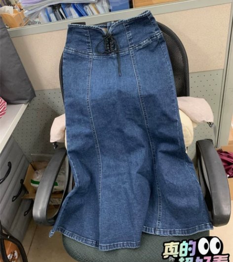 包臀鱼尾裙 全新带吊牌 平铺腰围62cm，...