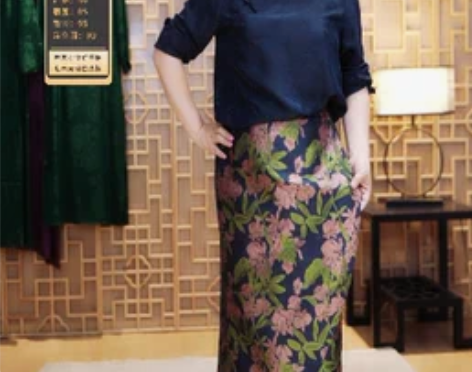 重磅醋酸春夏气质通勤新款女款花苞裙半身铅笔...