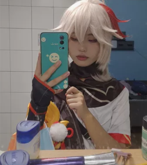 【出/换】三町目家枫原万叶cos全套戳瞳可...