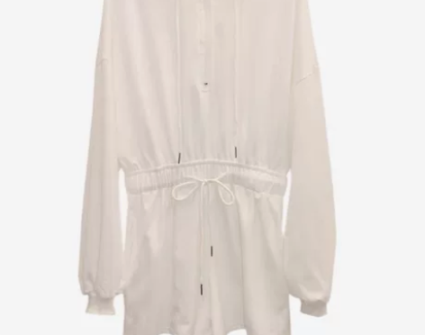 韩国ins网红腰连帽连体裤 有瑕疵 闲置衣...