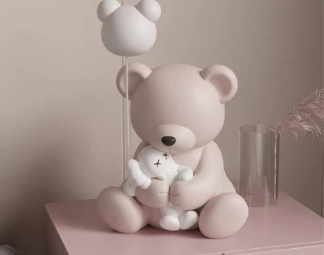 暴力熊客厅摆件现代简约电视柜卧室儿童房家居...