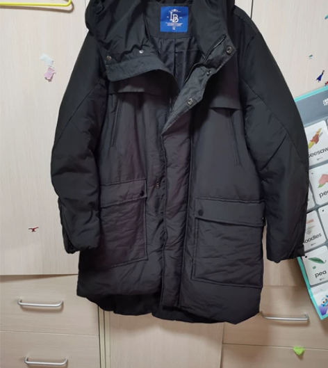 男士长款羽绒服,没有品牌,衣长94,胸围1...