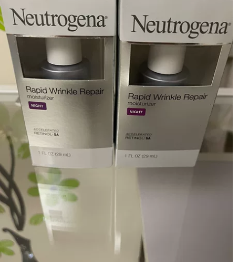 全新未使用，露得清a醇晚霜精华维面霜乳液抗...