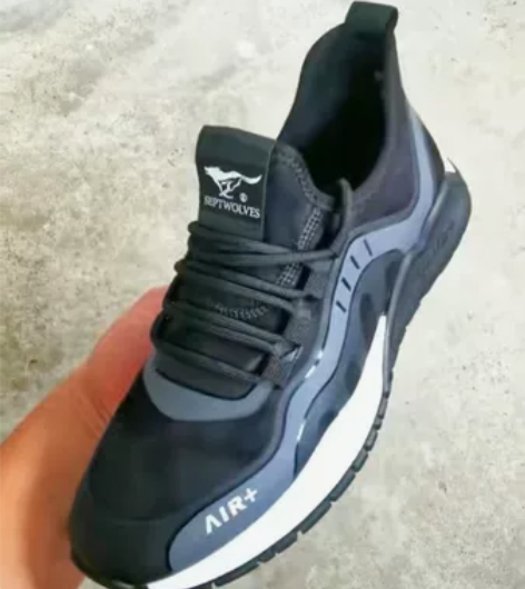 七匹狼秋季新款男士运动鞋弹力莱卡布料橡胶防...