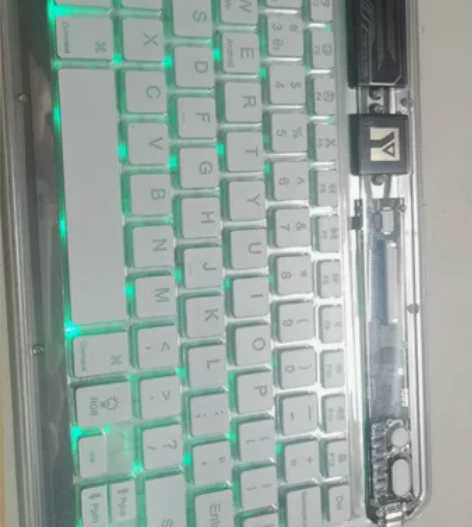 ?益博思透明无线ipad蓝牙键盘多系统设备...