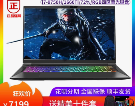 机械革命X3 1660Ti 17.3英寸9...