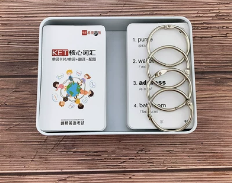 KET核心词汇英语单词卡片重点语法PET英...