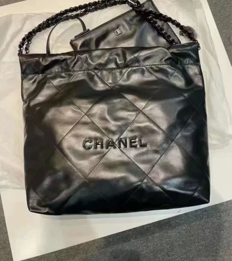 香奈儿22bag全黑色小号 chanel ...