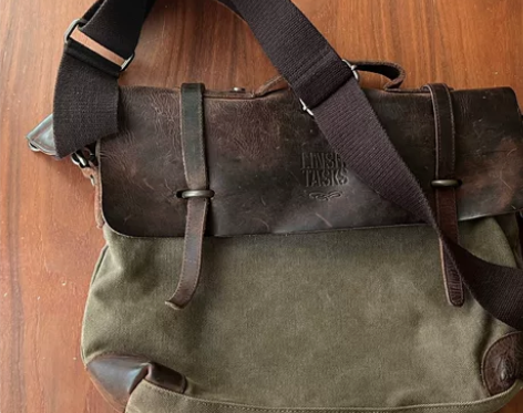 男包复古邮差包男单肩包帆布公文包牛皮手提包...