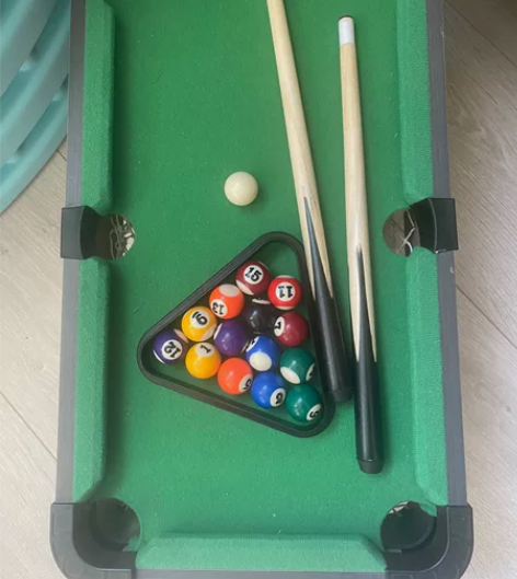 儿童台球，少一球，9成新 感兴趣的话点“我...