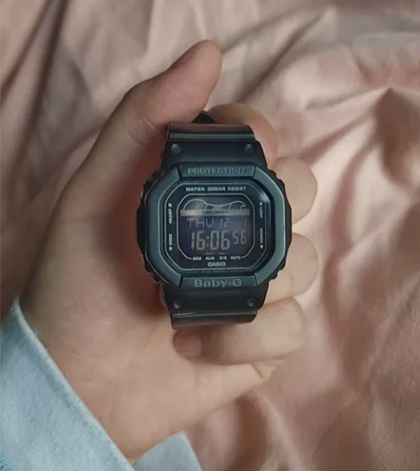 卡西欧女表  baby—g  抹茶小方块多...