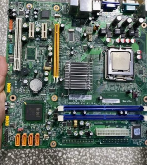 联想台式机摘下来的g31主板,加e5200...