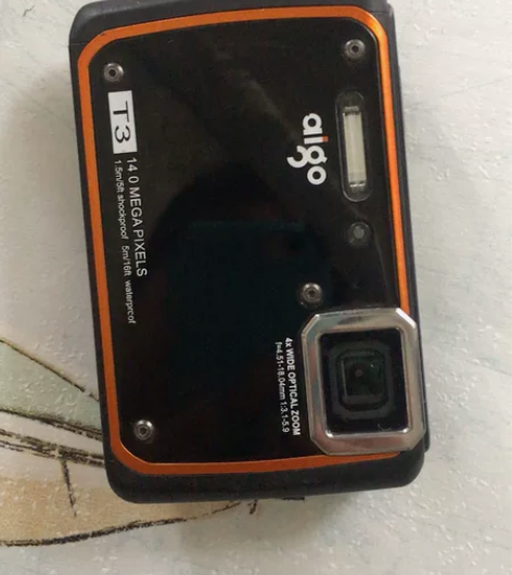 特价包邮 爱国者T3防水数码相机 功能正常...