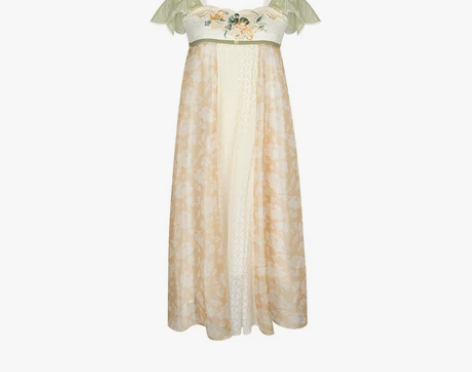 【出】七月夕国风汉服 鹊灵 吊带绣花印花拼...