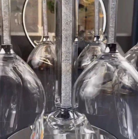 施华洛世奇酒杯套装十件套 水晶高脚杯全新欧...