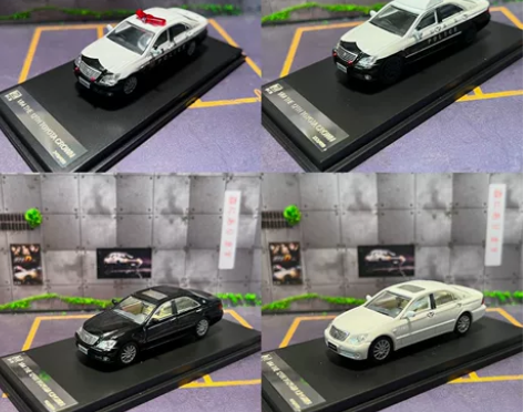 DCM 1/64 丰田 皇冠 警车 合金 ...